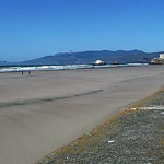 A beautiful area by the ocean beach